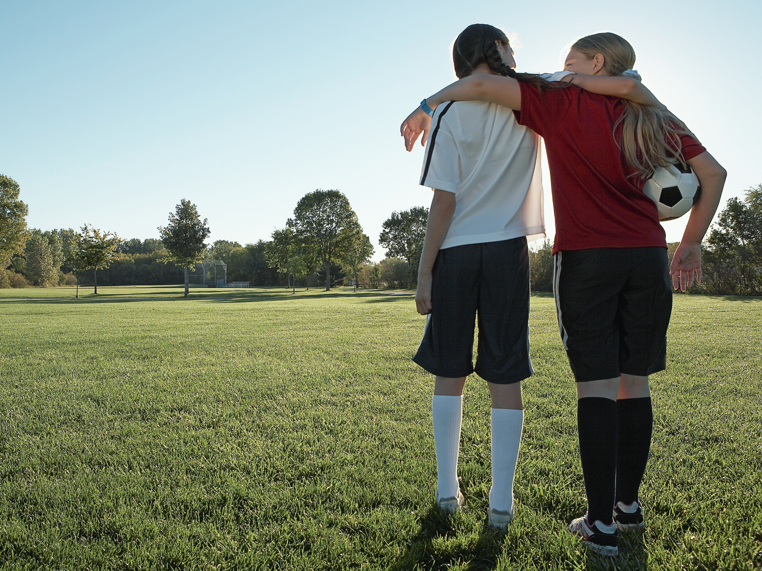 Girls on a pitch