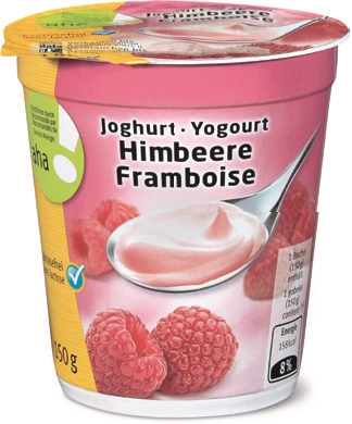 Migros Joghurt Himbeere aha laktosefrei