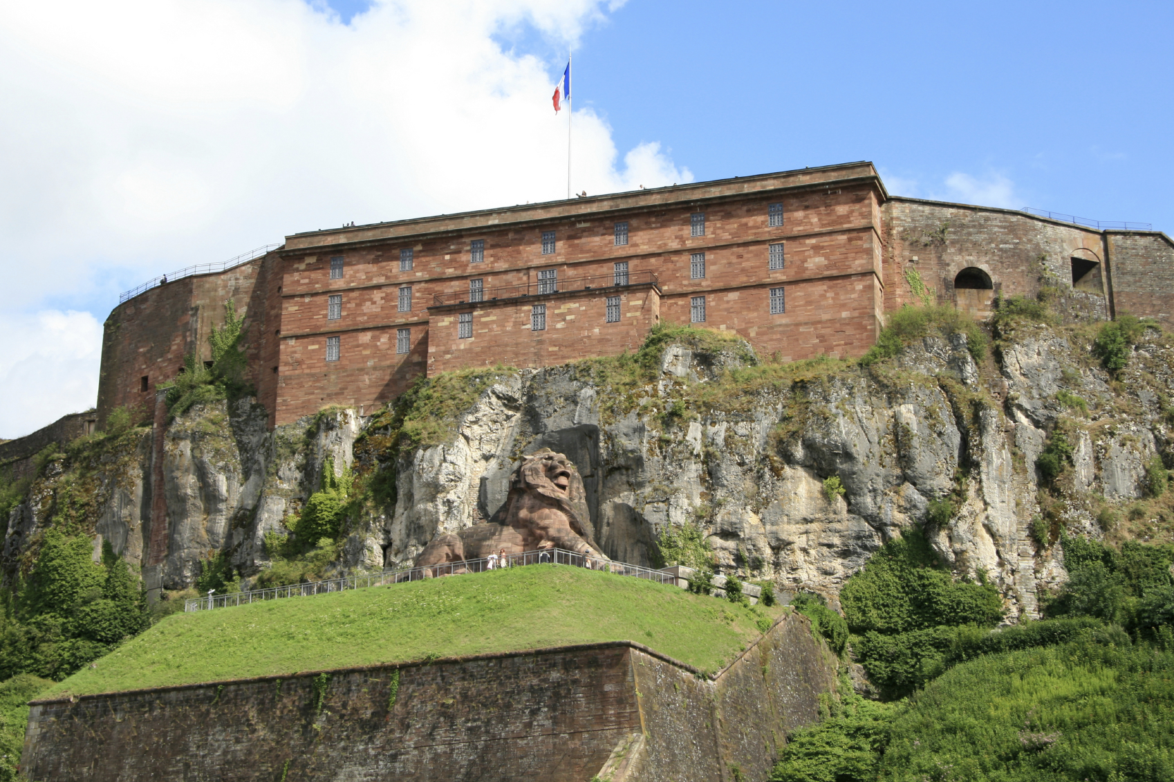 Löwenstatue in Belfort