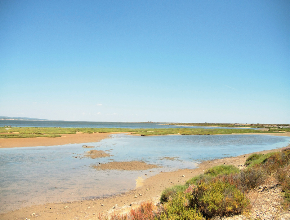 Lagunenseen auf dem Weg zum Meer