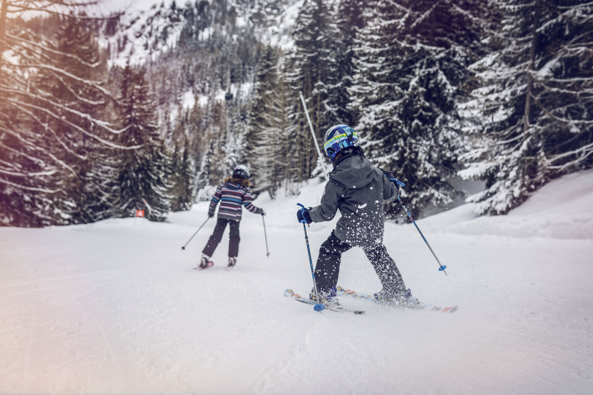 2 kinder ski 0219