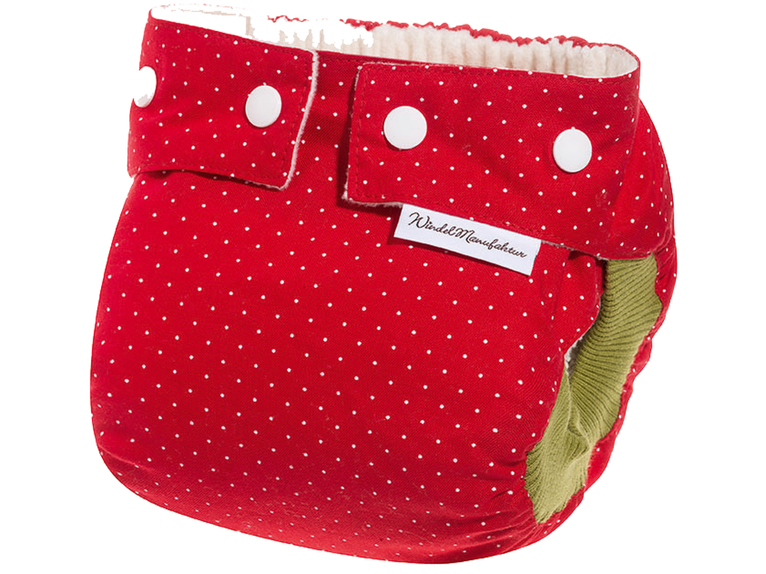 Windelmanufaktur-Aussenwindel-Basis-Erdbeere-Fleece